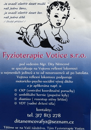 Dítě - pediatrická fyzioterapie